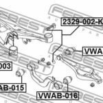 Болт с эксцентриком VW PASSAT B6-B8 2329-003 FEBEST
