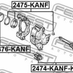 Втулка направляющая суппорта тормозного переднего FEBEST