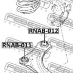 Сайлентблок рычага задний RENAULT MEGANE III 2008-2016 RNAB-012 FEBEST