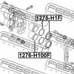 Ремкомплект суппорта тормозного переднего (на 1 поршень) FEBEST