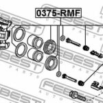 Ремкомплект суппорта тормозного переднего (на одну сторону) FEBEST