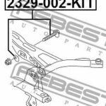 Болт с эксцентриком + шайба VW PASSAT B6/B7 2329-002-KIT FEBEST