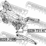 Болт с эксцентрик NISSAN QASHQAI J10E 2006.12-2013.12 0229-T31-KIT FEBEST