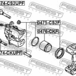 Втулка направляющая суппорта тормозного переднего FEBEST