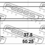 Сальник привода NISSAN NISSAN X-TRAIL T30 (компл-2шт) 95FAY-39501012X FEBEST