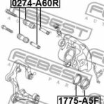 РЕМКОМПЛЕКТ СУППОРТА ТОРМОЗНОГО ПЕРЕДНЕГО подходит для AUDI A4 AVANT (8K5) 2008-2015 1775-A5F FEBEST