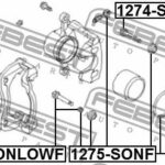 Ремкомплект передн суппорта HYUNDA ix35, SONATA 10- 1275-SONF FEBEST