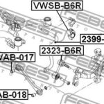 Стабилизатор задний D21.7 FEBEST