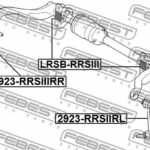 Втулка стабилизатора задняя ROVER RANGE ROVER IV 2013- LRSB-RRSIII FEBEST