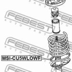 Проставка пружины нижняя MITSUBISHI LANCER/CEDIA CS,CT MSI-CU5WLOWF FEBEST