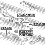 Сайлентблок заднего поперечного рычага FEBEST