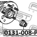 Гайка PCS4 FEBEST