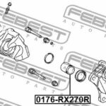 Поршень суппорта тормозного заднего FEBEST