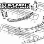 Усилитель бампера заднего FEBEST