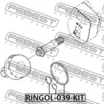 Кольцо уплотнительное масляного фильтра комплект FEBEST