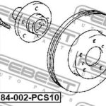 Шпилька колёсная PCS 10 FEBEST