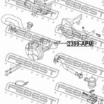 Подушка крепления насоса вторичного воздуха FEBEST
