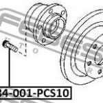 Шпилька колёсная PCS 10 FEBEST