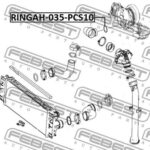 Кольцо уплотнительное воздушного патрубка PCS 10 FEBEST