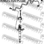 Кольцо уплотнительное форсунки впрыска топлива PCS 10 FEBEST