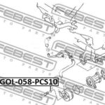 Кольцо уплотнительное масляного радиатора PCS 10 FEBEST