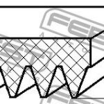 Ремень поликлиновой 6 клинов FEBEST