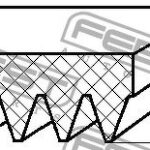 Ремень поликлиновой 6 клинов FEBEST