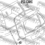 Отбойник крышки багажника FEBEST