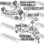 Опора шаровая переднего верхнего рычага FEBEST