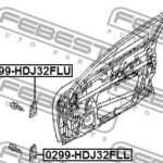 Петля передней левой двери верхняя FEBEST