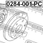 Шпилька колёсная PCS10 FEBEST