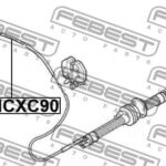 Трос привода открывания замка капота FEBEST