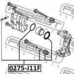 Ремкомплект суппорта тормозного переднего (на обе стороны) FEBEST