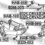 Тяга задняя поперечная регулируемая правая FEBEST