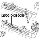 Трос внешней ручки замка двери FEBEST