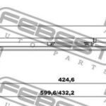 Амортизатор задний GAS.TWIN TUBE FEBEST