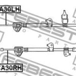 Трос ручного тормоза левый FEBEST