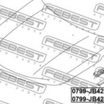 Петля капота левая FEBEST