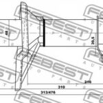 Амортизатор передний правый GAS.TWIN TUBE FEBEST