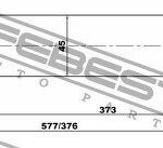 Амортизатор задний GAS.TWIN TUBE FEBEST