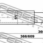 Амортизатор задний GAS.TWIN TUBE FEBEST