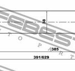 Амортизатор задний GAS.TWIN TUBE FEBEST