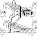 Амортизатор передний левый GAS.TWIN TUBE FEBEST