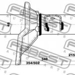 Амортизатор передний правый GAS.TWIN TUBE FEBEST