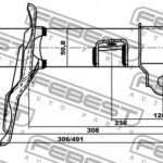 Амортизатор передний левый GAS.TWIN TUBE FEBEST