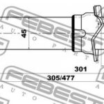 Амортизатор задний GAS.TWIN TUBE FEBEST