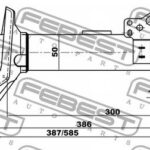 Амортизатор передний правый GAS.TWIN TUBE FEBEST
