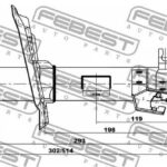Амортизатор передний левый GAS.TWIN TUBE FEBEST