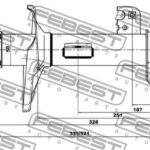 Амортизатор передний левый GAS.TWIN TUBE FEBEST