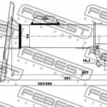 Амортизатор передний правый GAS.TWIN TUBE FEBEST